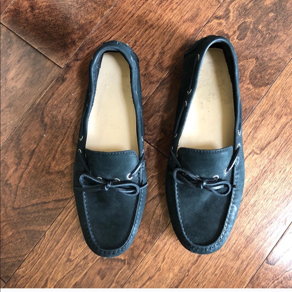 Cole Haan Black flat driver loafer